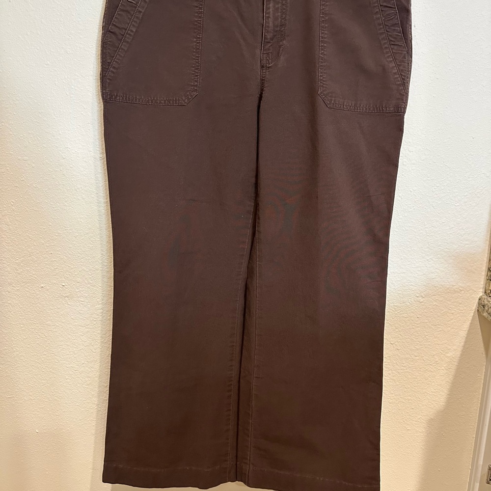 Janeville Women’s Brown Pants—Size 12